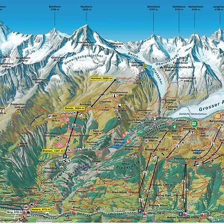 Walliser Chalet Blatten bei Naters